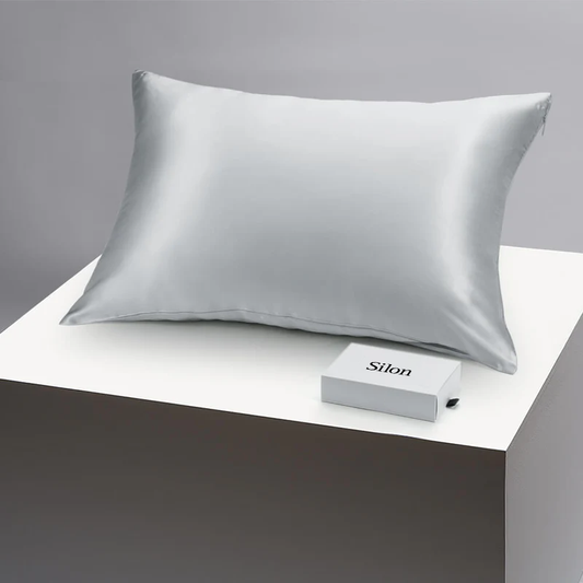 Silk Pillowcase - Silver